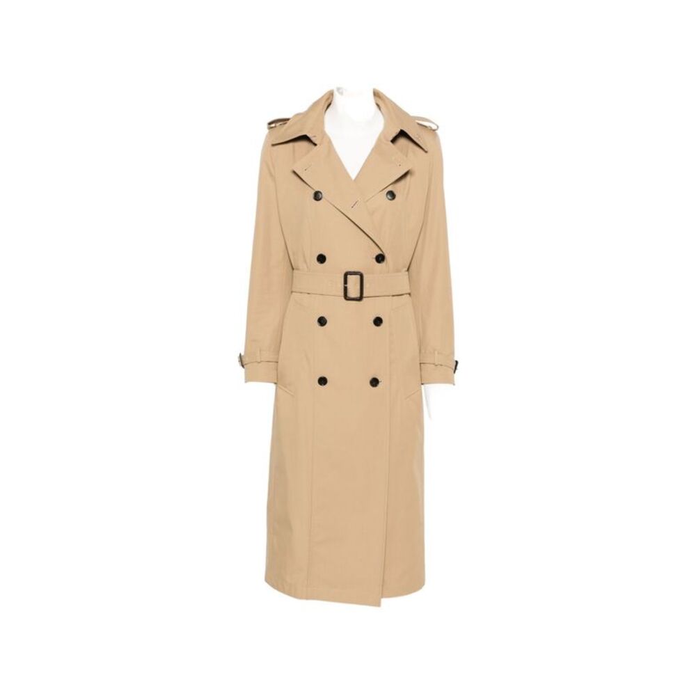 Gucci Women Cotton Long Trench Coat